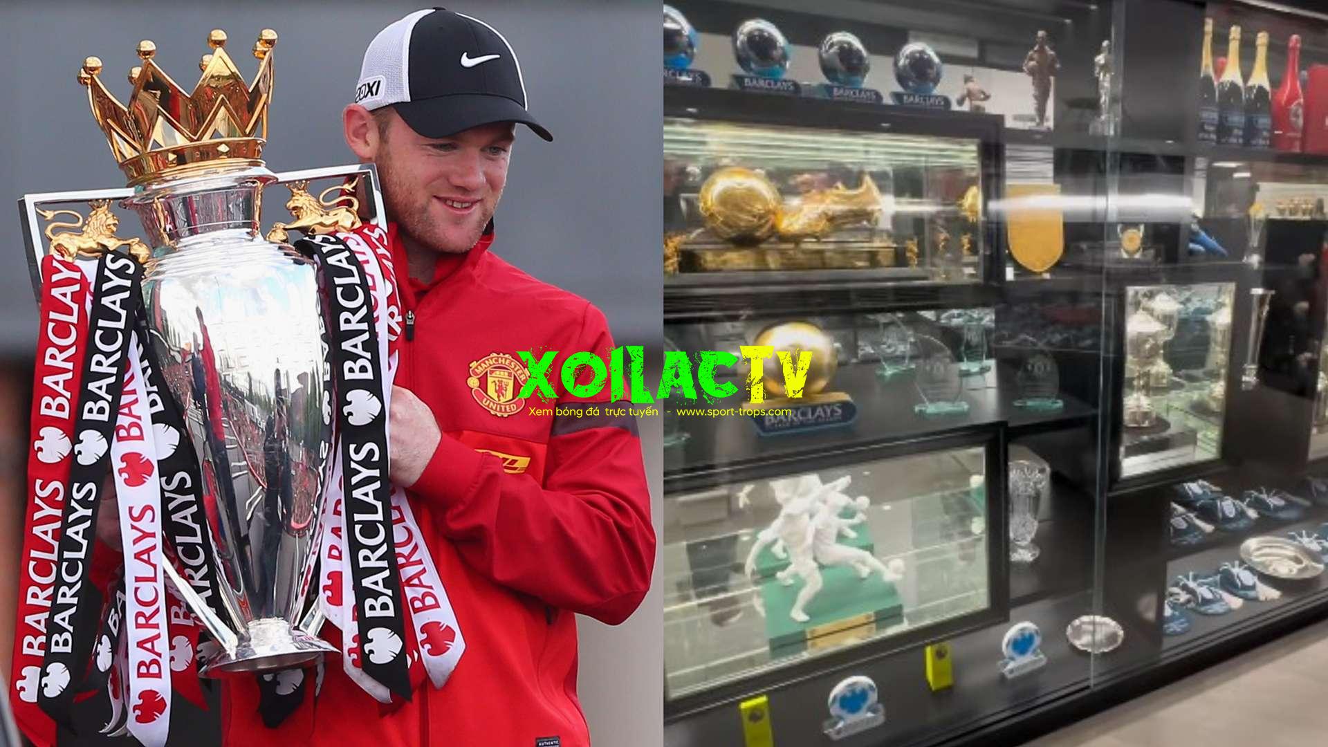 Con trai Rooney hé lộ phòng trưng bày danh hiệu đáng tự hào của bố